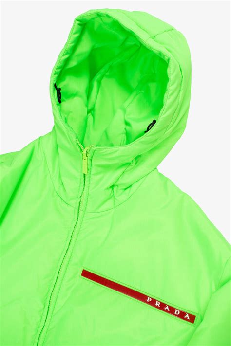 prada linea rossa jacket giaccone|Prada Linea Rossa Jacket Giaccone SGN964 Pistacchio Fluo .